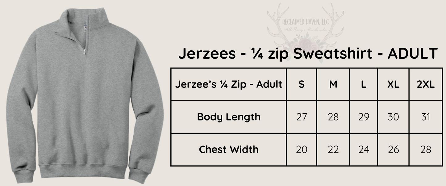 Adult - 1/4 zip with Logo