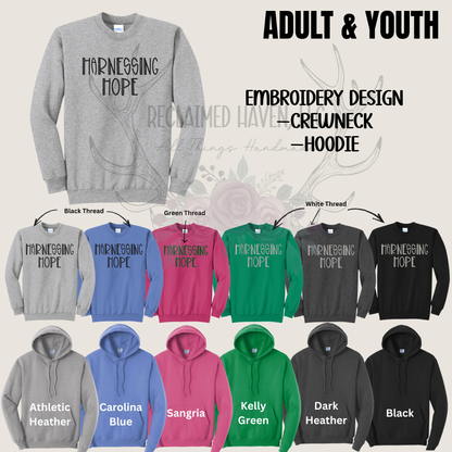 Harnessing Hope - Embroidery