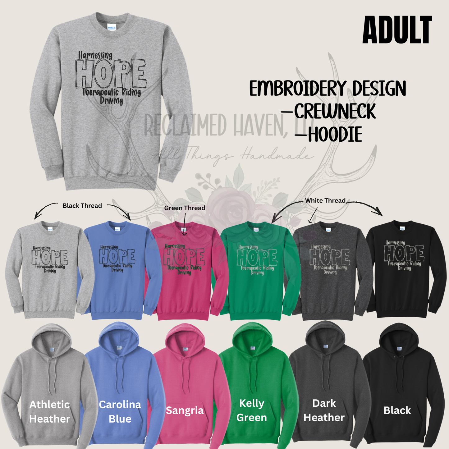 Harnessing Hope - Scribble - Embroidery