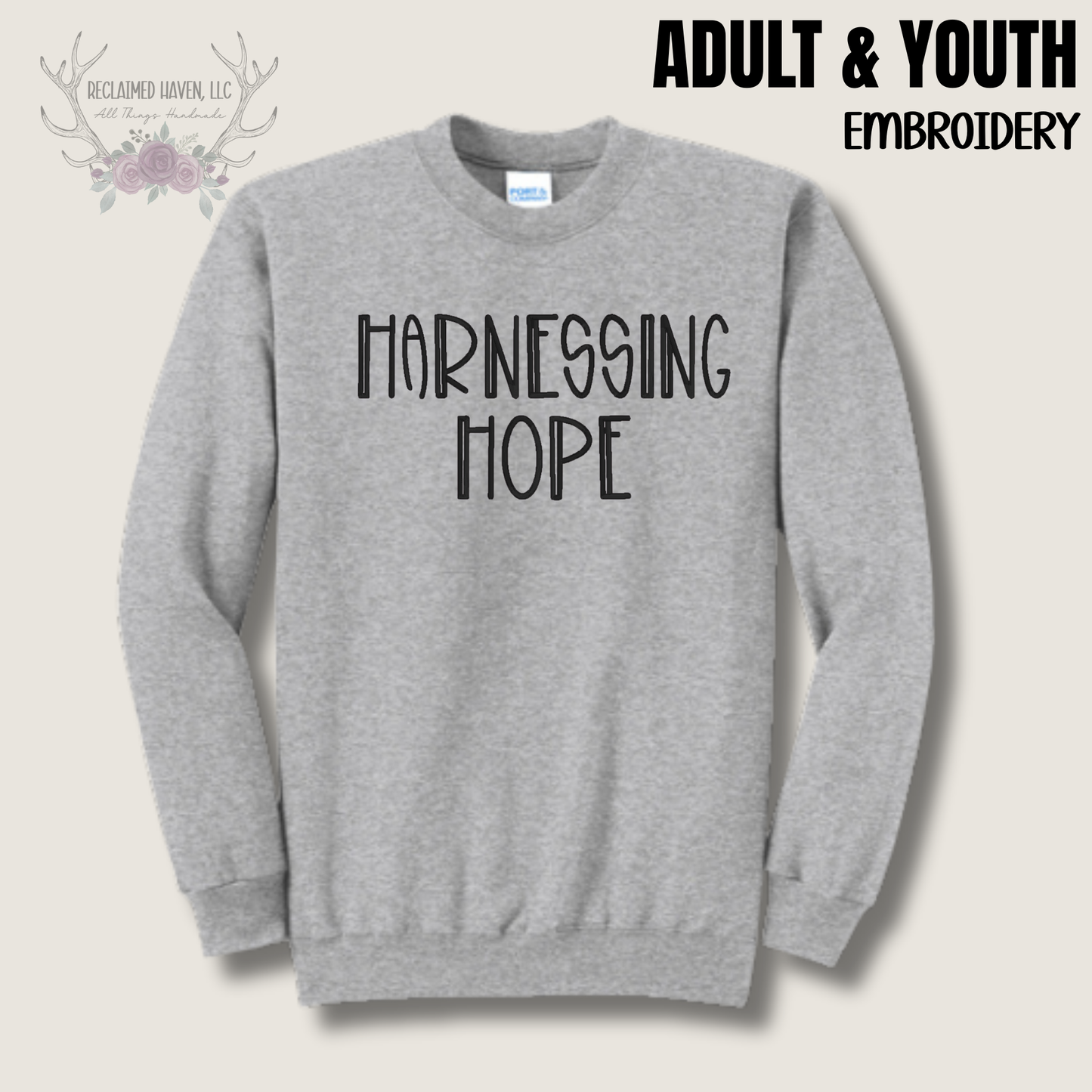 Harnessing Hope - Embroidery