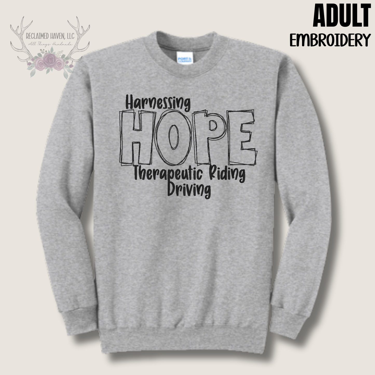 Harnessing Hope - Scribble - Embroidery